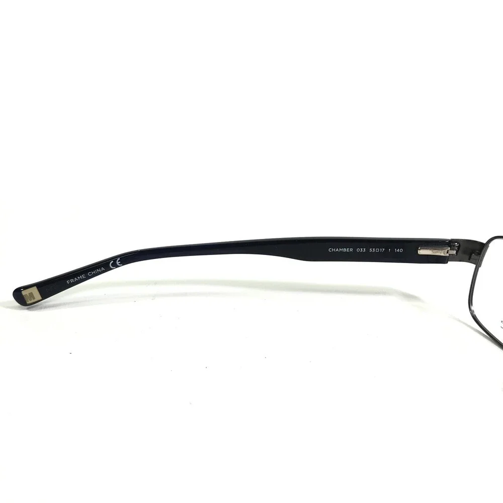 Marchon NYC Eyeglasses Frames CHAMBER 033 Grey Blue Rectangular 53-17-140